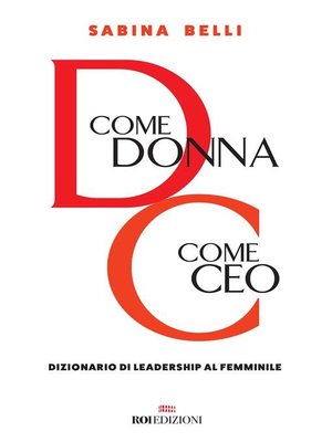 cover image of D come donna, C come CEO